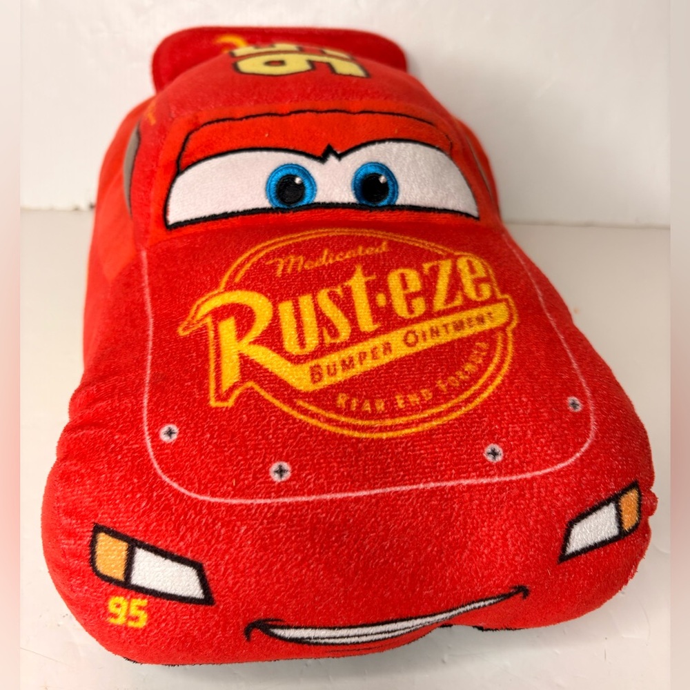 Pixar cars lightning McQueen plush pillow